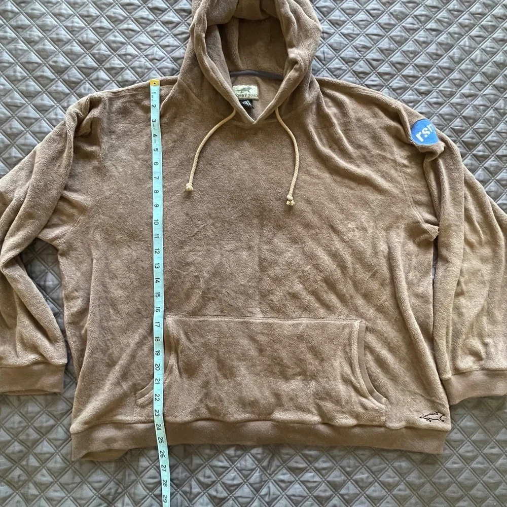 Horny Toad Fleece Pullover Hoodie Men’s Large Brown Casual Outdoor - Picture 7 of 8